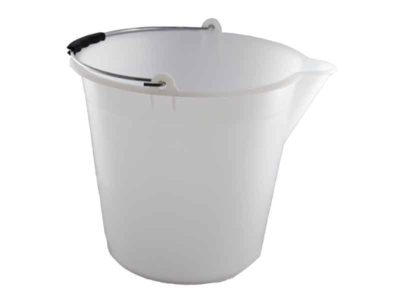 Seau plastique 17 litres gradué avec bec verseur HDPE