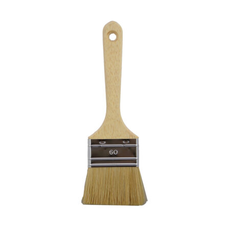 Pinceau plat 60 mm manche bois