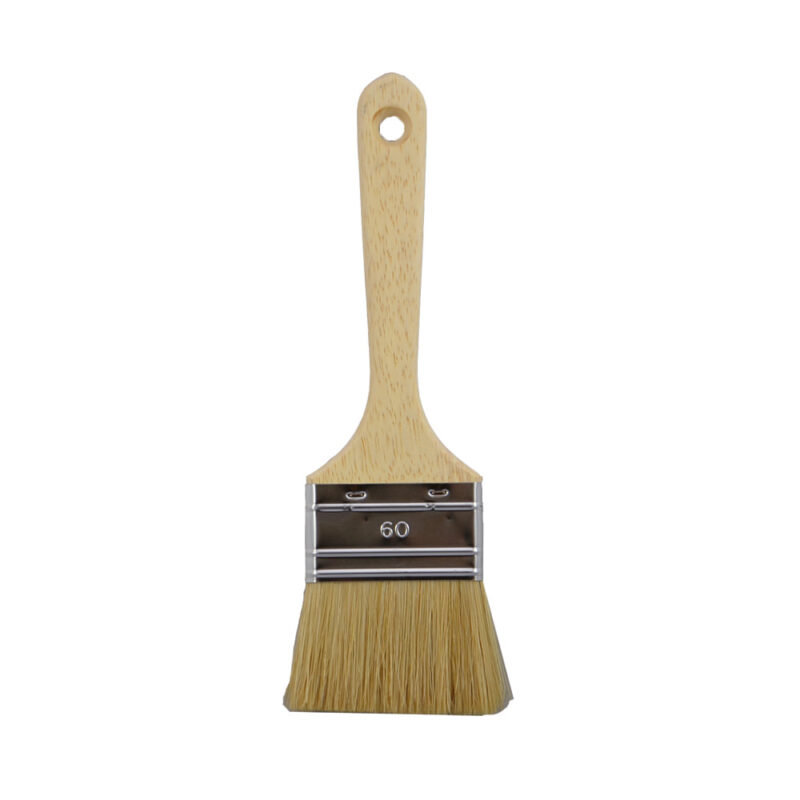 Pinceau plat 60 mm manche bois