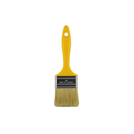Pinceau plat 60 mm manche jaune