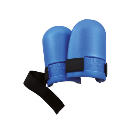 Genouillères bleues à sangles velcro