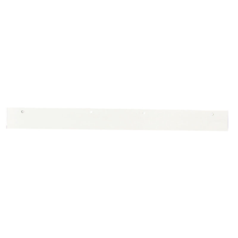 Lame droite néoprène blanc épaisseur 8 mm pour râteau 58 cm