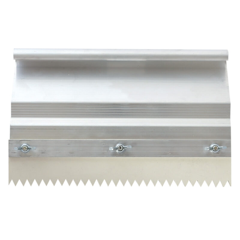 Raclette aluminium 26 cm pour lame caoutchouc épaisseur 8 mm