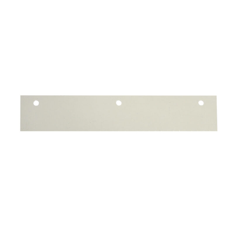Lame droite caoutchouc blanc épaisseur 8 mm pour raclette 26 cm
