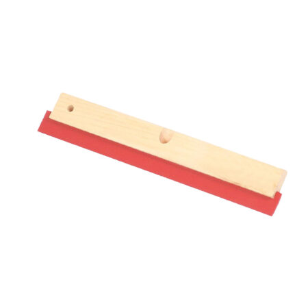 Raclette caoutchouc rouge dur 46 cm à emmancher