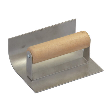 Fer à gorge 150 x 107 x 60 mm rayon 27 mm acier inox