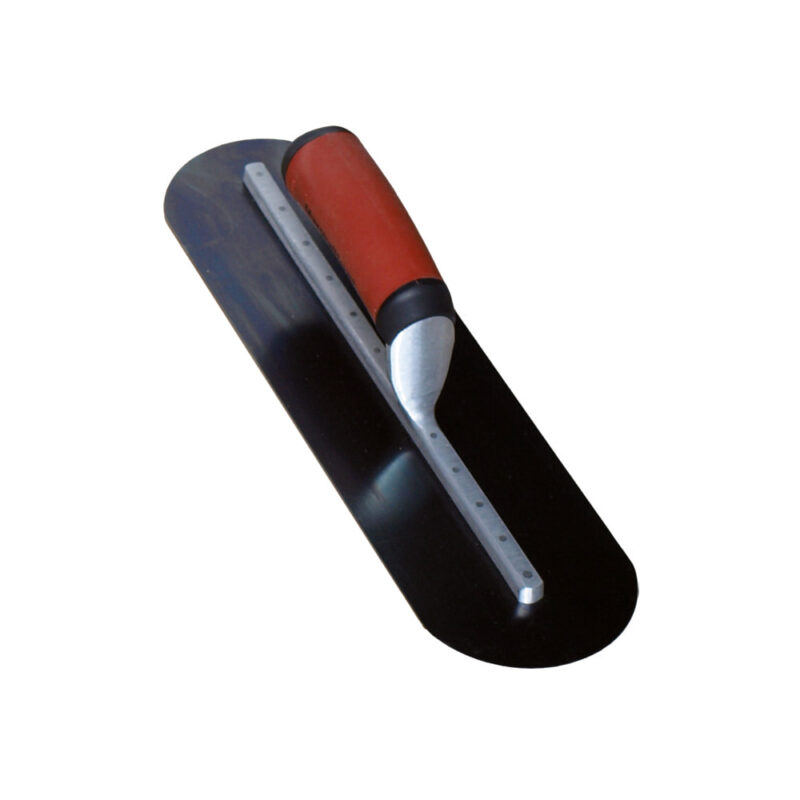 Platoir rigide 36 x 10 cm double arrondi acier bleu
