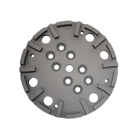 Plateau diamant gris diamètre 250 mm 20 segments 10 mm liant polyvalent