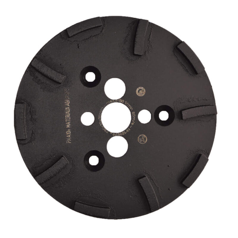 Plateau diamètre 230 mm 10 segments pour Delta II - liant super dur noir
