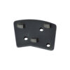 Patin noir 3 segments polycristallin pointus pour DELTA II côté gauche ou PG250