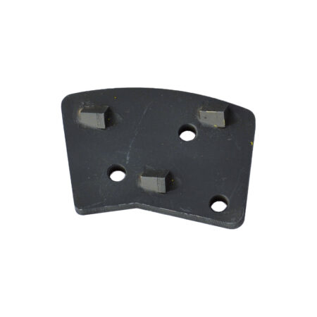 Patin noir 3 segments polycristallin pointus pour DELTA II côté gauche ou PG250