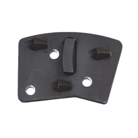 Patin noir 3 segments polycristallin pointus + renfort pour DELTA II côté gauche ou PG250