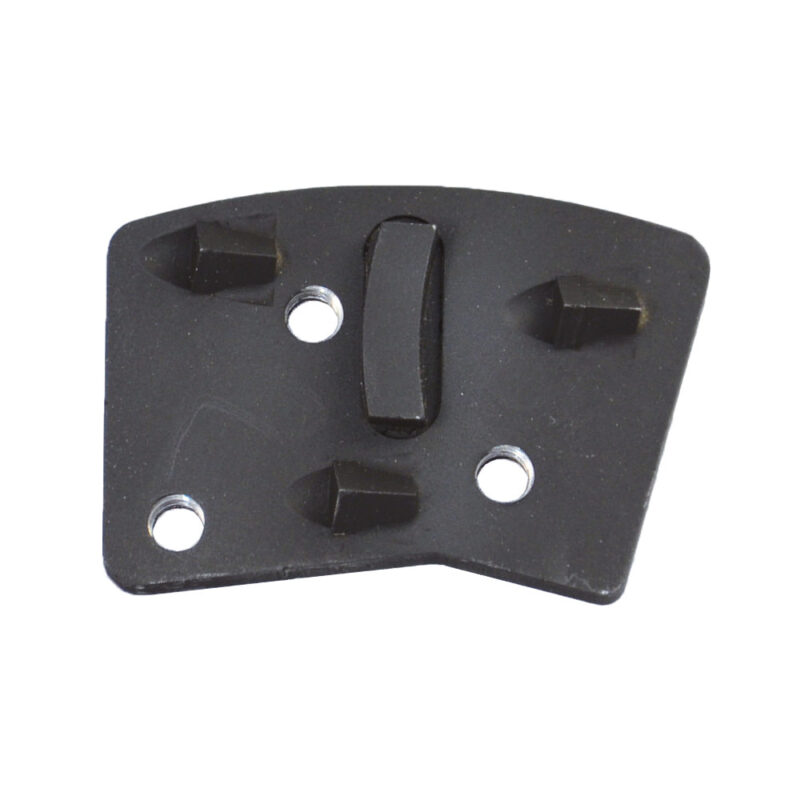 Patin noir 3 segments polycristallin pointus + renfort pour DELTA II côté gauche ou PG250