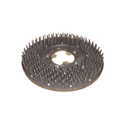 Plateau brosse métal dure diamètre 400 mm pour monobrosse